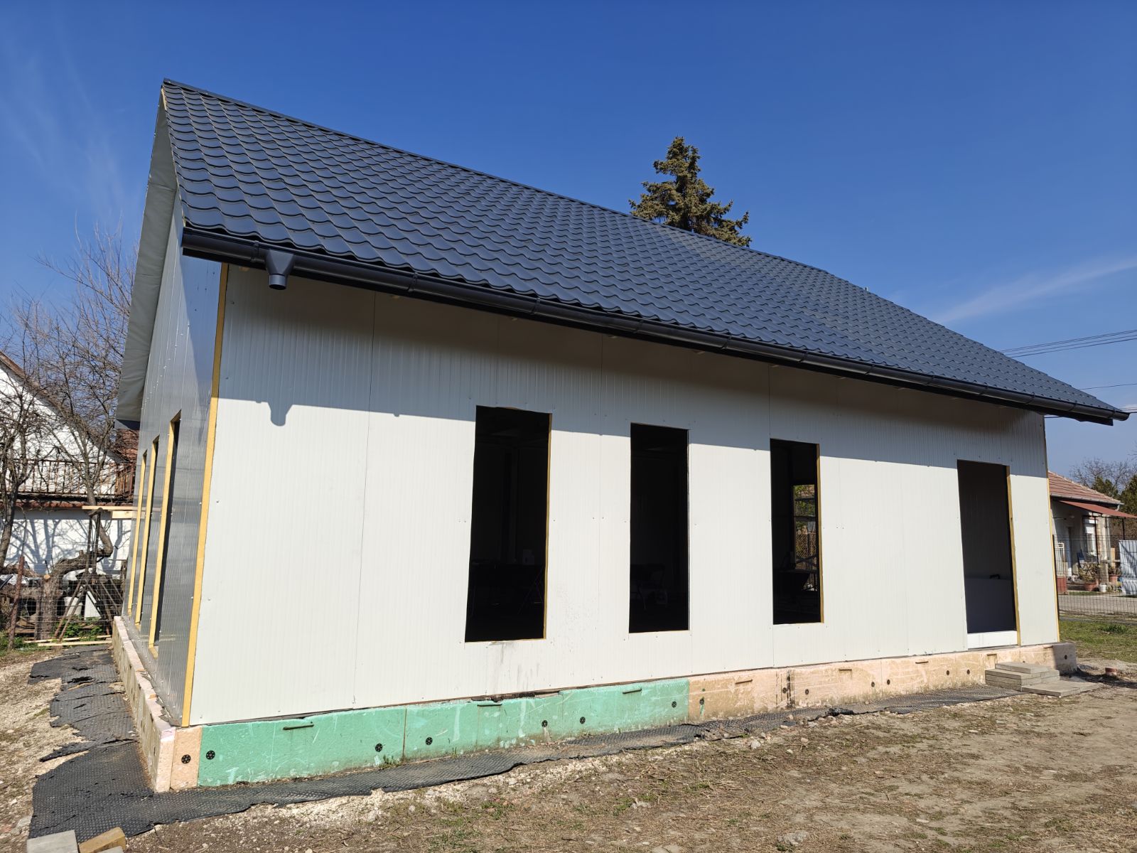 Könnyűszerkezetes és acélszerkezetes ház homlokzat a SteelTech nyílt napon